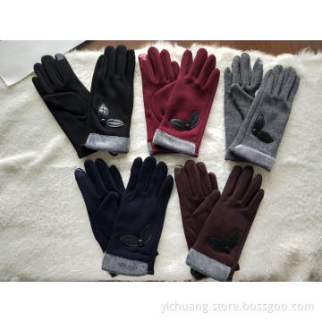 brand customized handmade warm glove